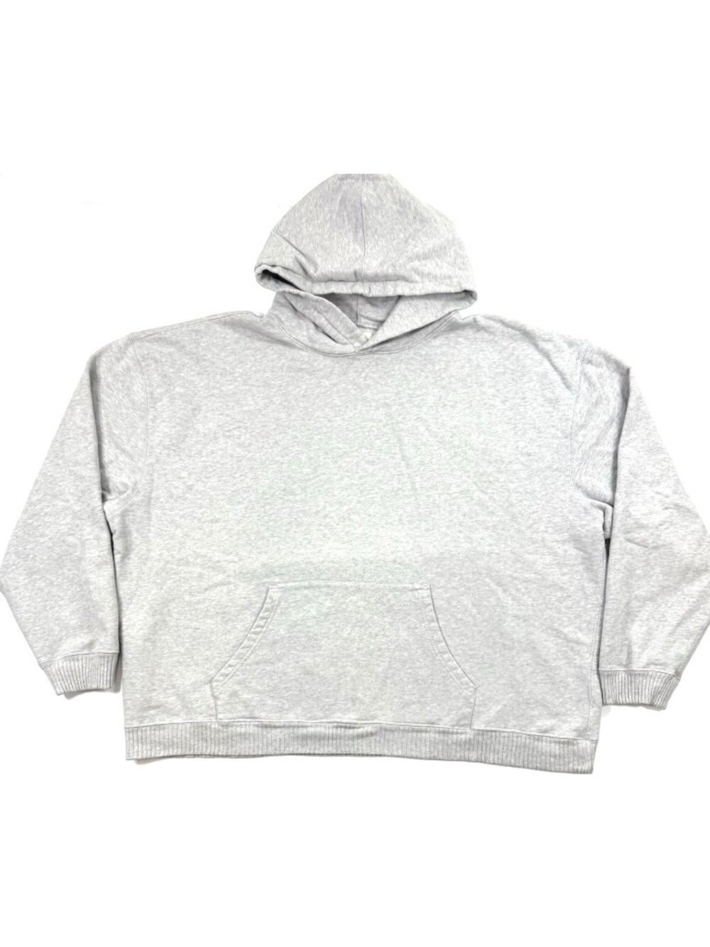 Elwood Mens Core Hoodie Oversized Size 2XL Organic Cotton Brushed Terry Gray